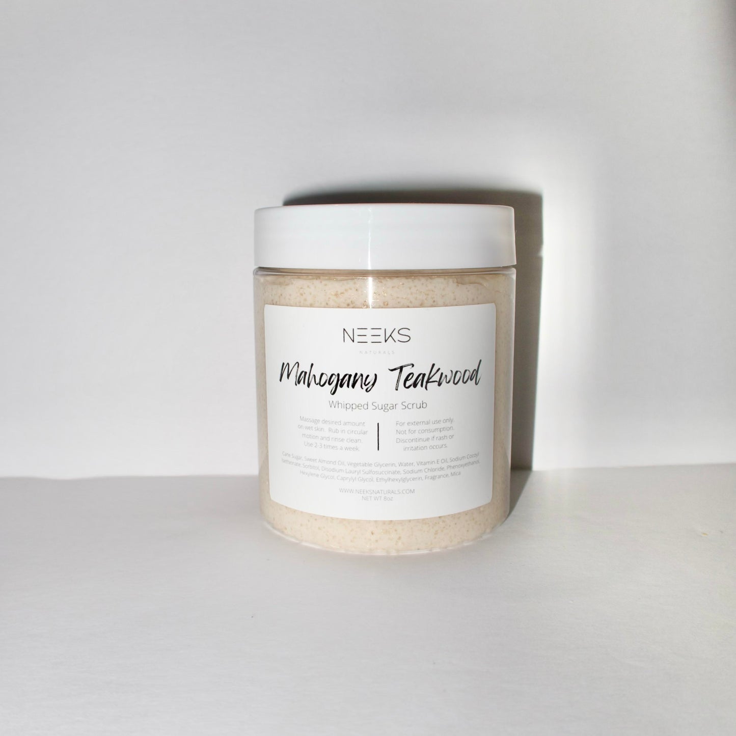 Mahogany Teakwood Sugar Scrub